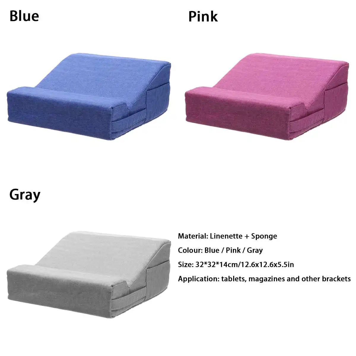 Multifunction Tablet Stand Sponge Pillow Reading Pad Foldable Cushion For Laptop Magazines Holder Phone Bed Rest | Компьютеры и офис
