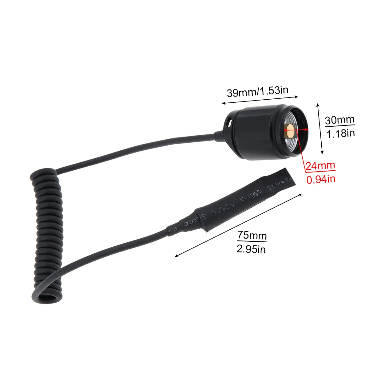 Дистанционный переключатель давления SecurityIng полностью металлический 2 кнопки