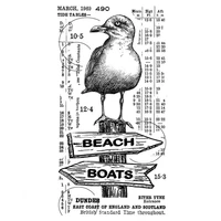 sea birds at beach boats transparent clear stamp diy silicone seals scrapbooking card making stamp seal for diy scrapbooking
