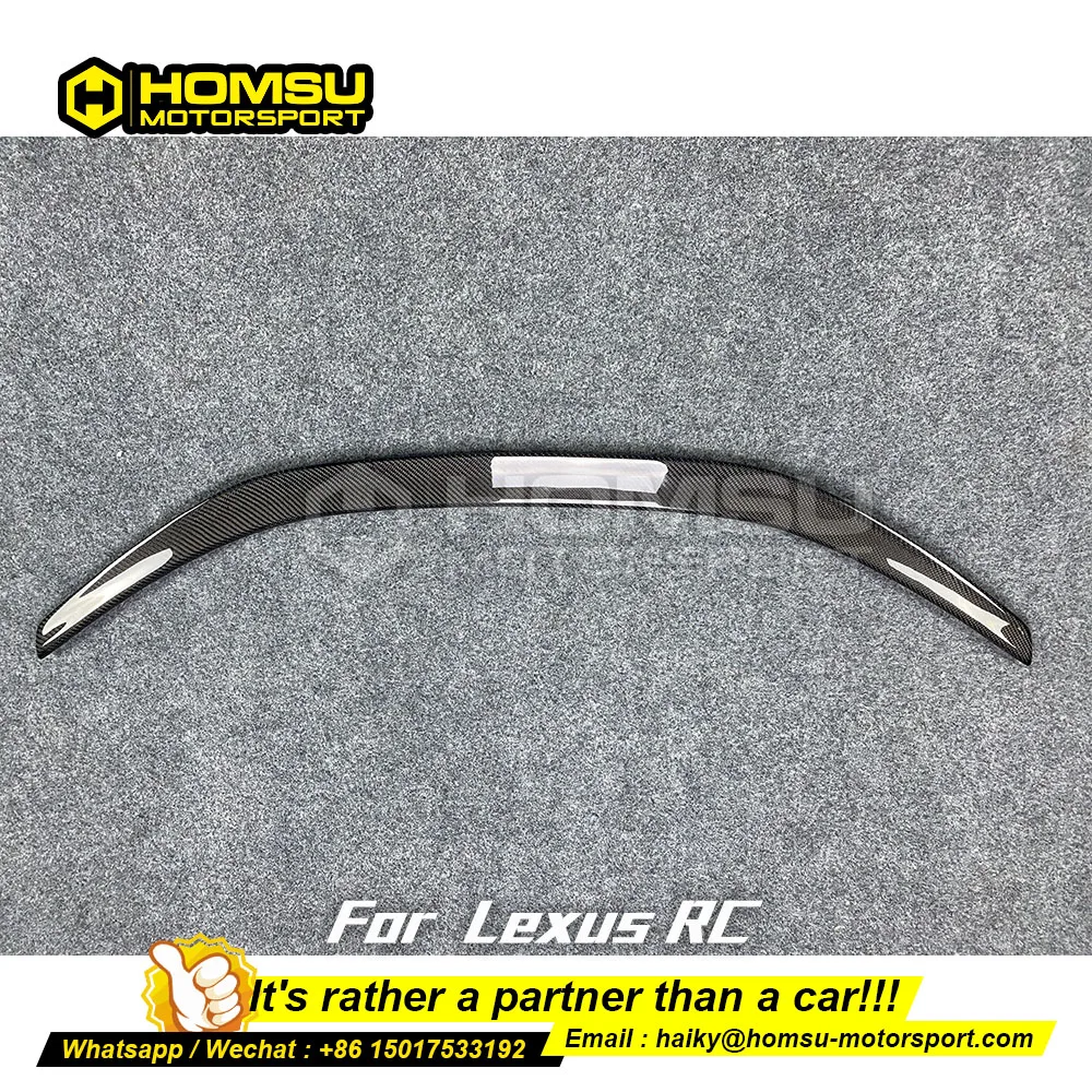 Задний спойлер из углеродного волокна для lexu s RC Автомобильный задний Стайлинг