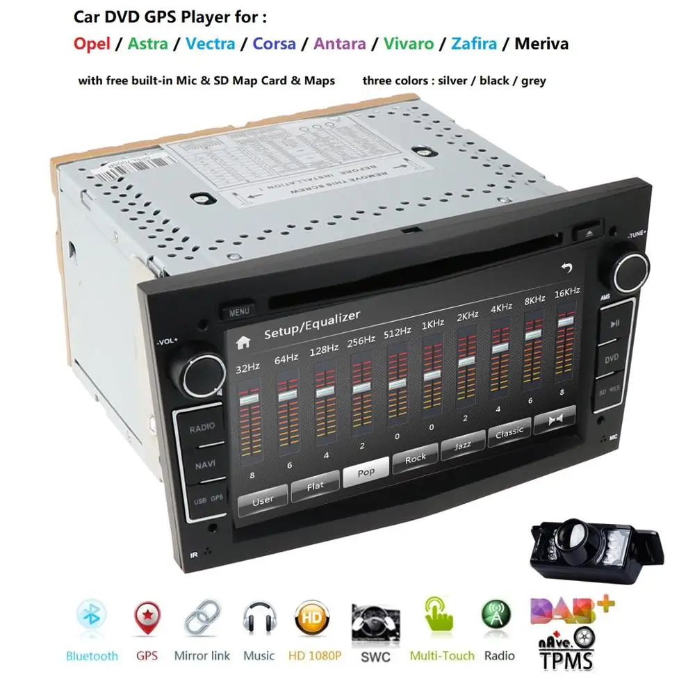 Автомагнитола CarDVD с GPS навигацией для OPEL Astra H Meriva Antara Zafira Veda Agila Corsa Vectra