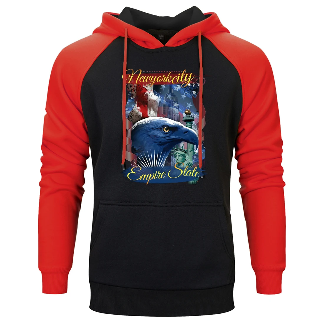 

Cartoon Print Mens Raglan Hooded Hip Hop Sweatshirts Fashion Leisure Tops Clothing Long Sleeve Pullovers New Arrival 2020 Hombre