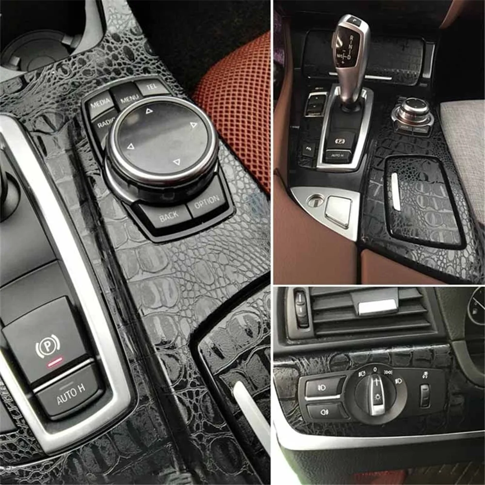 Автомобильная наклейка 150*20 см пленка для интерьера автомобиля текстурное