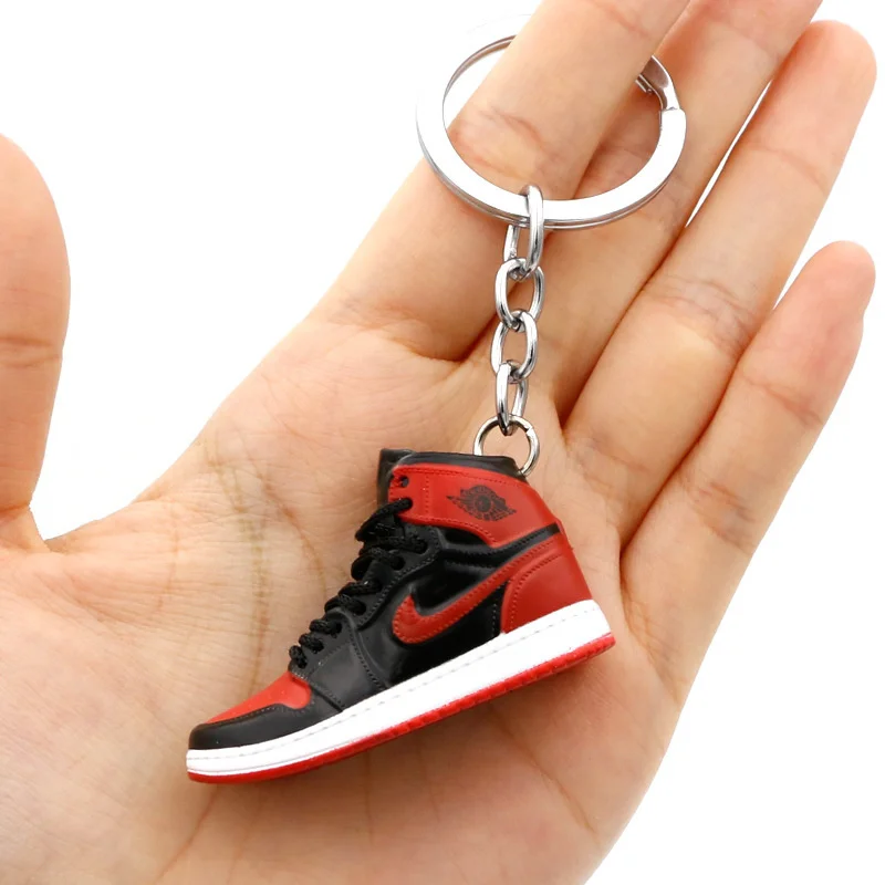 

Shoe mold key chain, basketball bag key chain pendant, mini basketball shoe jewelry creative personality gift key chainwholesale