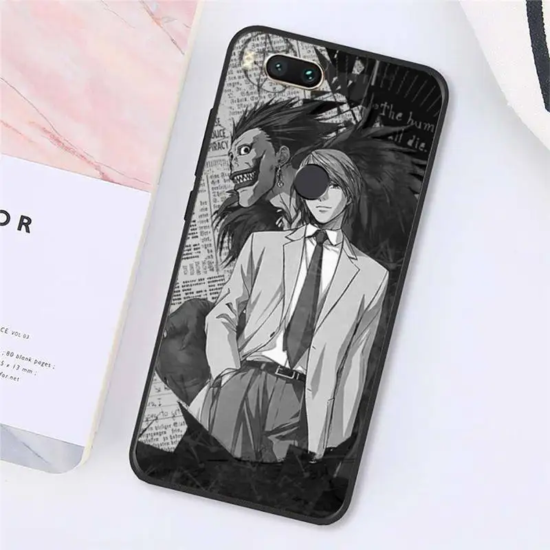 

Japan anime death note Phone Case For Xiaomi Redmi note 7 8 9 t max3 s 10 pro lite Luxury brand shell funda coque