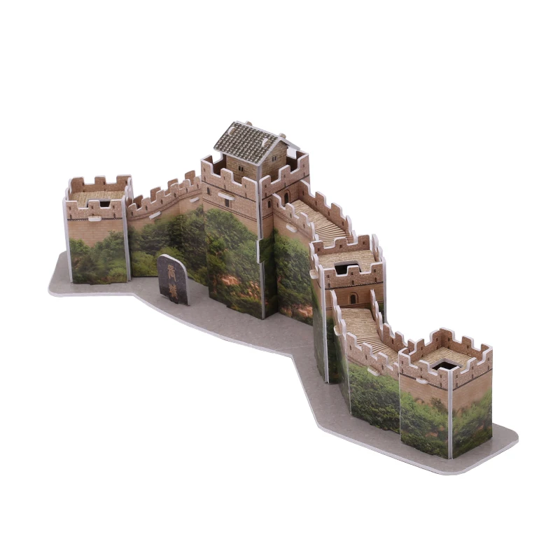 Эва всемирно известные архитектурные здания 3D пазл 21 шт. Китай Great Wall Обучающие