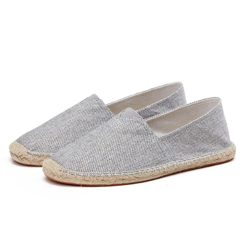 

2021 Women Flat Shoes Handmade Unisex Linen Canvas Shoes Spring Summer Embroidered Shoes Casual Ventilation Walking Shoes