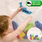 Сумка сетчатая для детских игрушек, кукольный Органайзер присасывающаяся сетка для ванной, игрушек, принадлежностей для купания, Детская сумка для игрушек в ванну