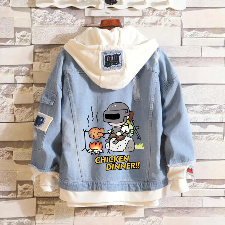 

Coshome Boku No My Hero Academia Midoriya Shoto Todoroki Cosplay Hoodies Costumes Men Women Denim Jacket