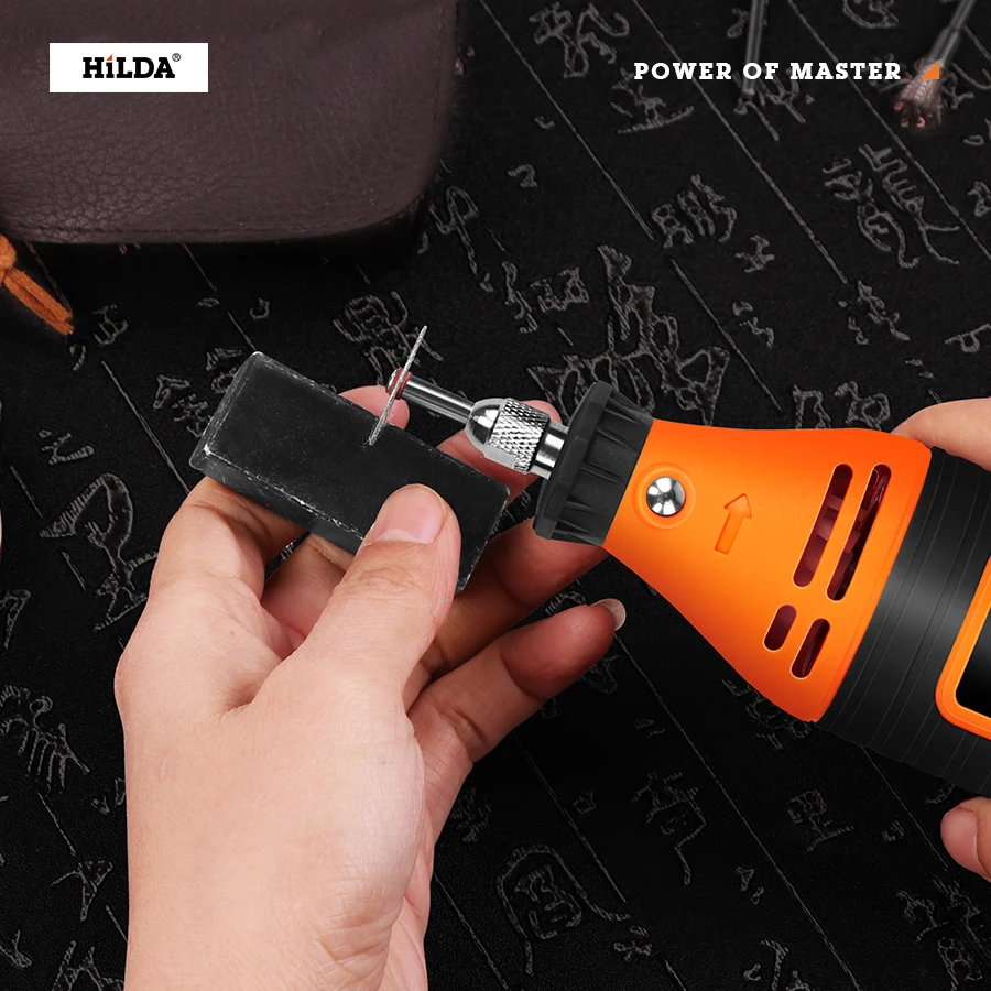 HILDA электрическая дрель Dremel шлифовальный станок гравер Мини Электрический