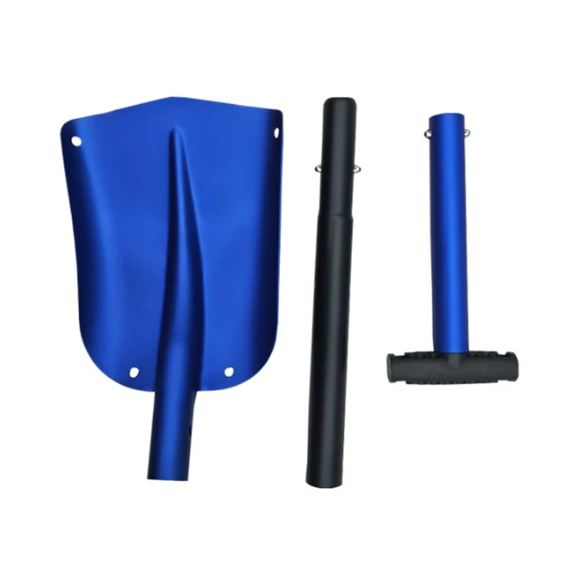 

Detachable Tool Snow Shovel Aluminum Alloy Ice Shovel Winter Snow Remover Tool Camping Garden Folding Shovel Household Products