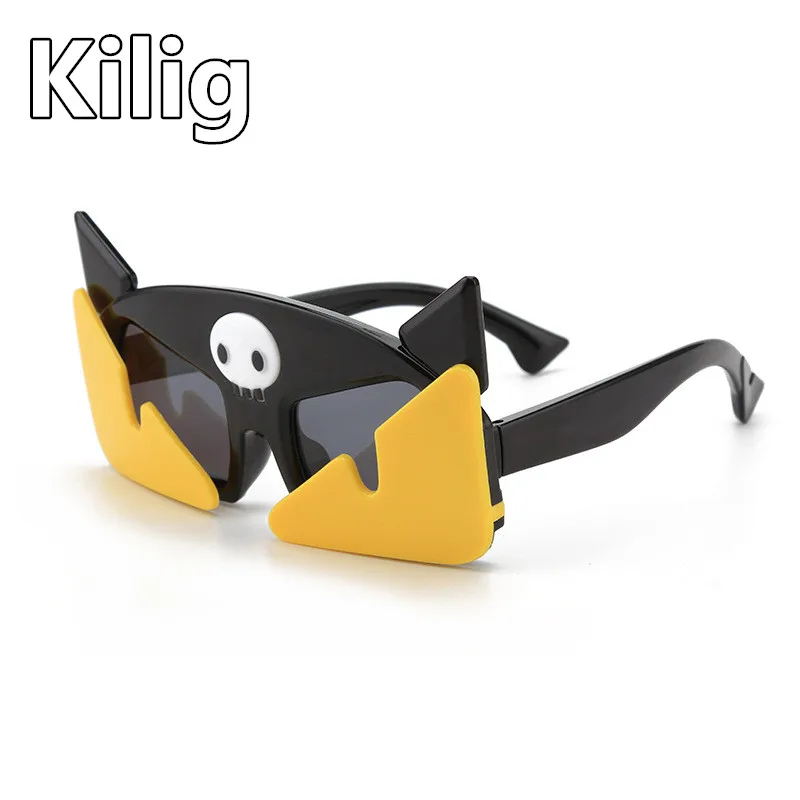 Милые Мультяшные детские солнцезащитные очки для выпускного силиконовые