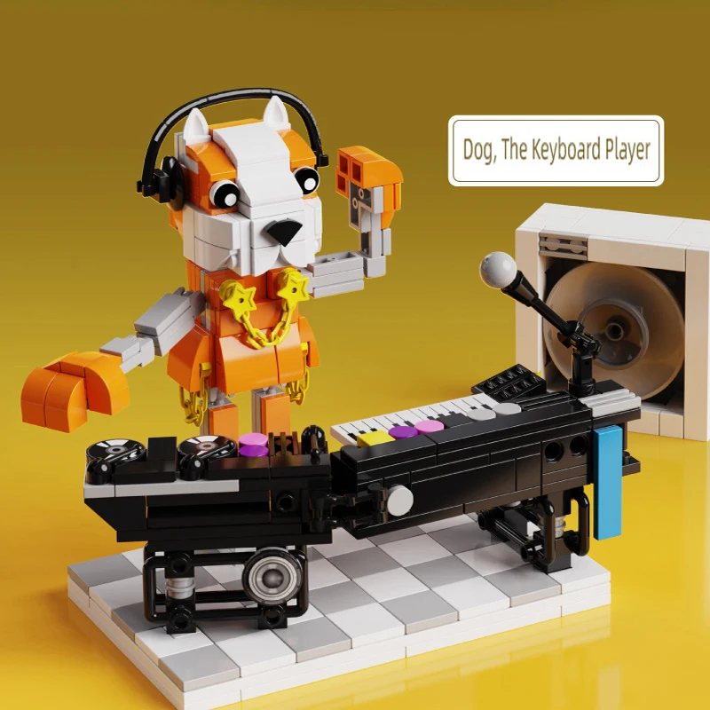 

2666pcs Creativity Bluetooth Speaker Animal Music Box Building Blocks Model MOC Creator City Rock Band Party Brick DIY Kids Toys