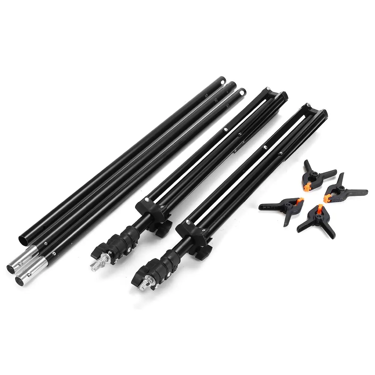

Portable Photo Background Backdrop Support System Kit Photography Background Stand Tools Photography Backdrops for Photo Studio
