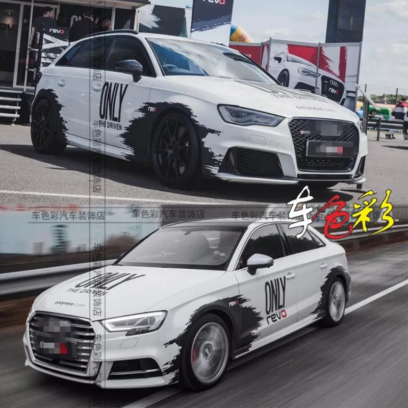 

Для Audi RS3 RS4 RS5 RS6 автомобильные наклейки кузов под заказ модные спортивные гоночные наклейки