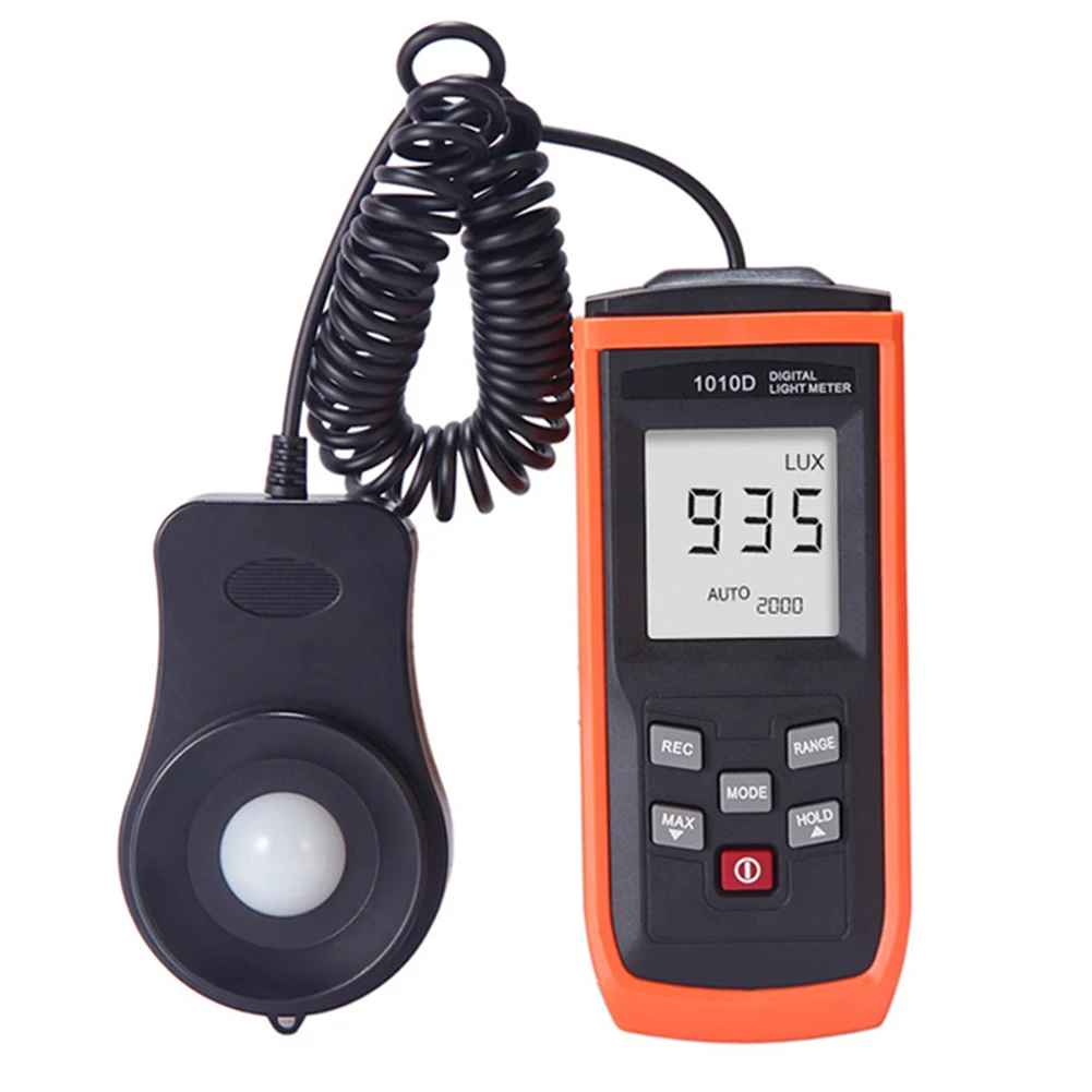 

Digital Light Lux Meter Luxmeter Photometer Environmental Testing Luminometer with Photodetector 128x55x30mm TB Sale