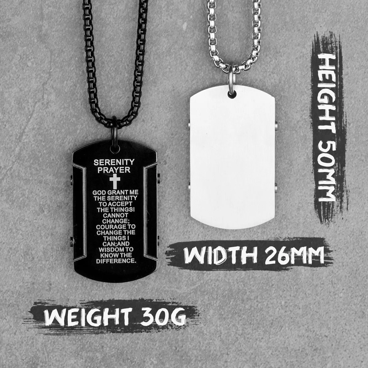 Черный крест массивные Длинные мужские ожерелья подвеска в стиле панк для