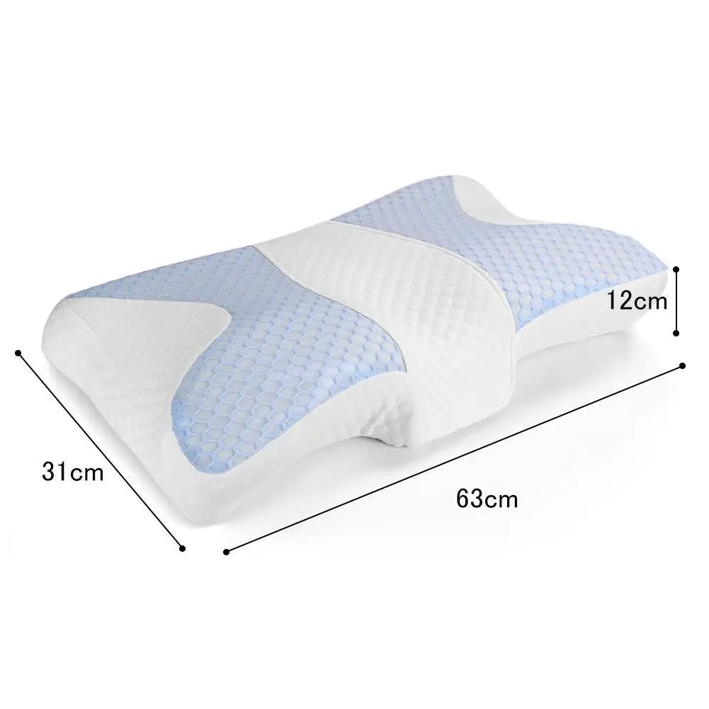 

Memory Foam Bedding Pillow Pillow Protection Slow Rebound Woman Pregnant Pillow Orthopedics 63*31*12cm Shape Pillow Sleepin L4L1