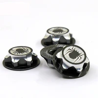 17mm 1 0 tooth dustproof tire nut cnc anti skid hex for 18 rc car accessories