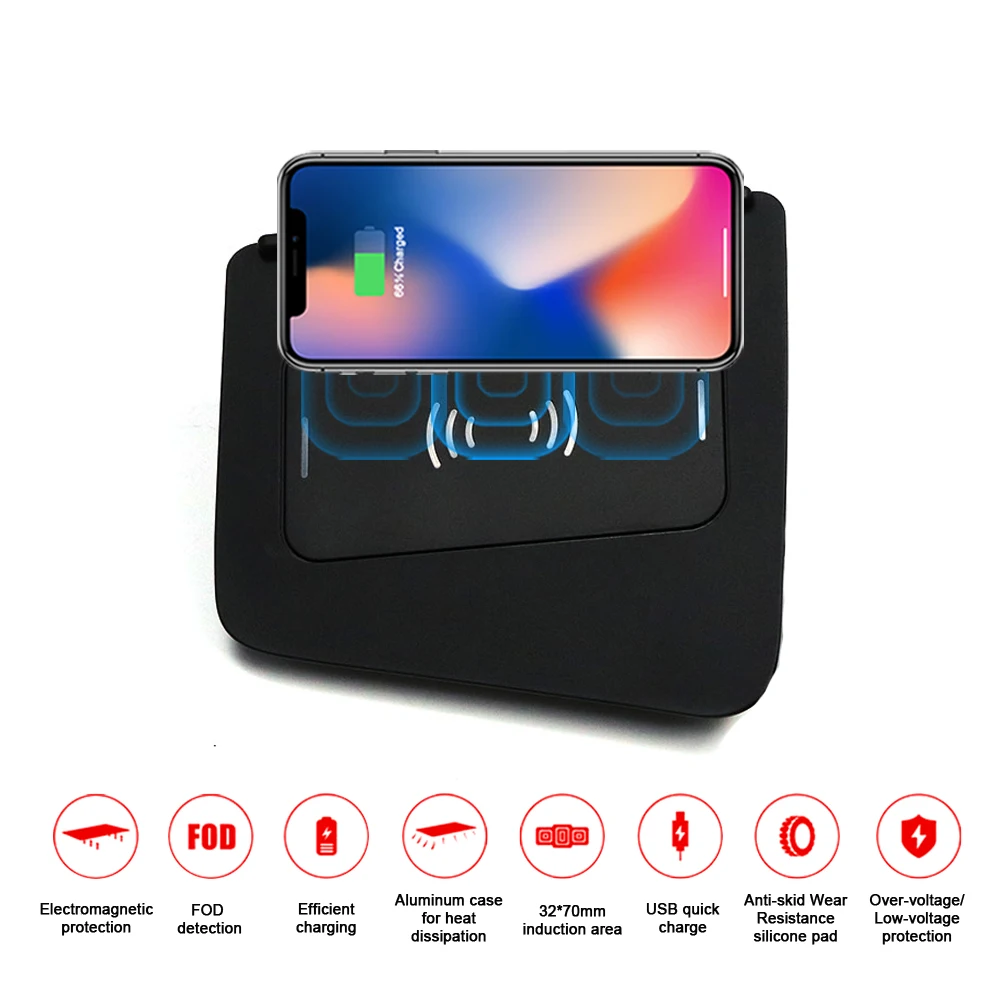 Автомобильное зарядное устройство Aotsr QI беспроводное интеллектуальное