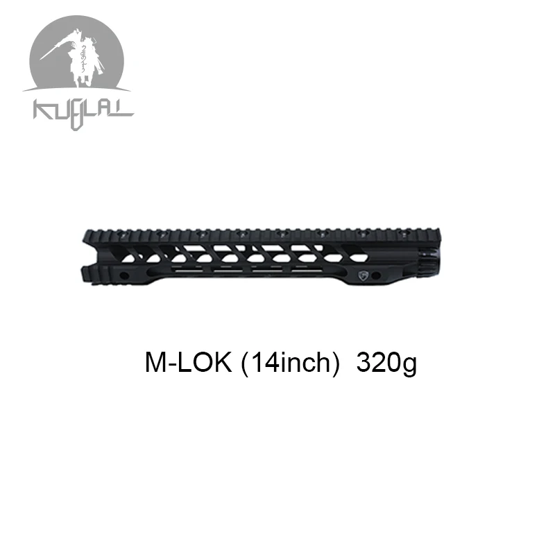14 inch M-Lok Black Охотничий Тактический страйкбольный гелевый бластер M4 Handguard 12 14 дюймов бесплатно поплавок Quad Rail Picatinny M-lok Keymod монтажные аксессуары - Цвет: 14 inch M-Lok Black