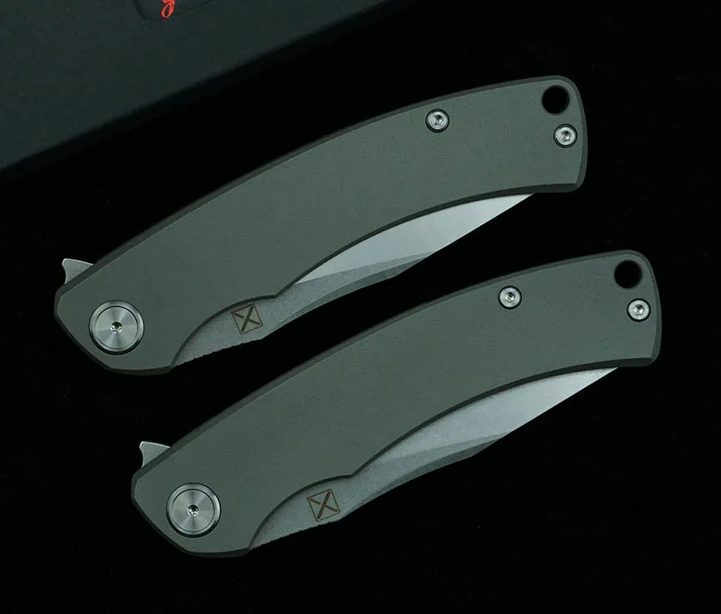 

LEMIFSHE YX-650 Flipper Folding Knife Titanium Alloy Handle D2 Blade Ceramic Bearing Hunting Camping EDC Survival Tool