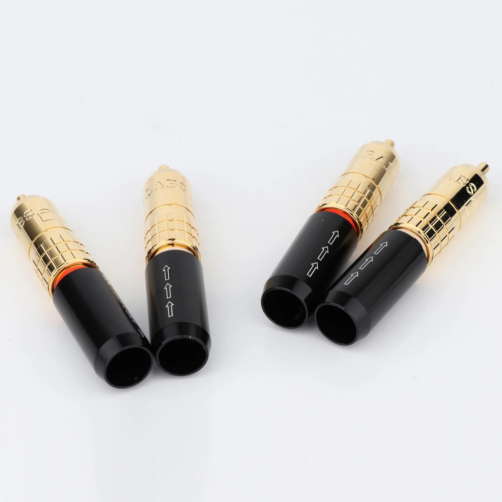 4-кратный R1758 Taralabs RSC Vector-2 Позолоченный разъем RCA для сигнального аудио