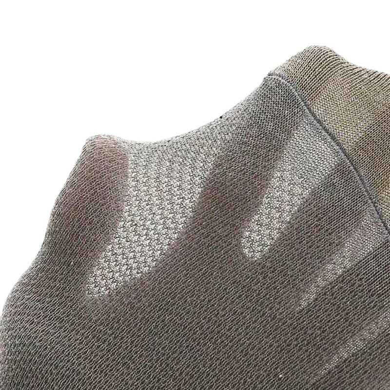 Antibacterial and Deodorant Socks 6 Pairs Per Set Copper Invisible Sock Men's Ankle Socks Summer Breathable Socks