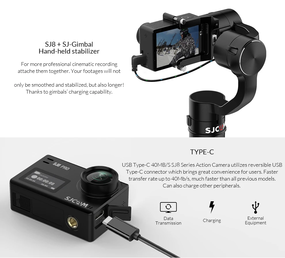 Оригинальная SJCAM SJ8 серия SJ8 Air/SJ8 Plus/SJ8 Pro Экстремальная Спортивная экшн-камера WiFi Пульт дистанционного управления Водонепроницаемый Спорт DV