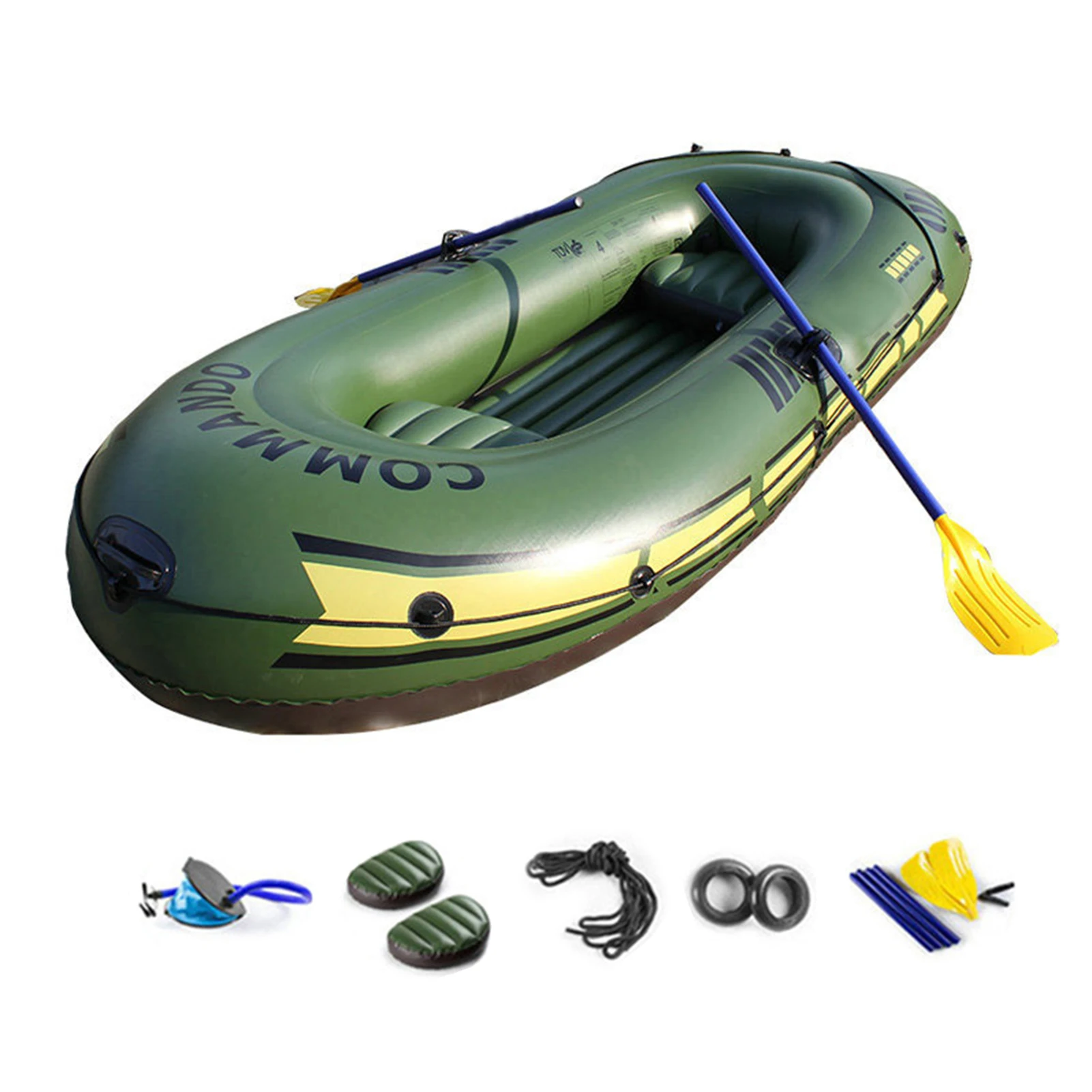Надувная гребная лодка утолщенная портативная Лодка на 2/3 человек для дрифтинга