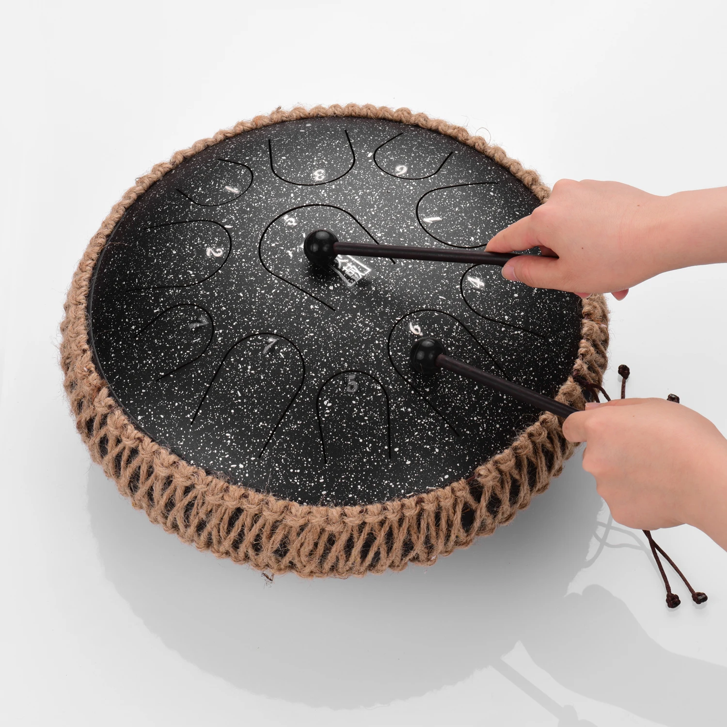 12 дюймов портативный стальной барабан для языка 11 заметок C ключей дорожный