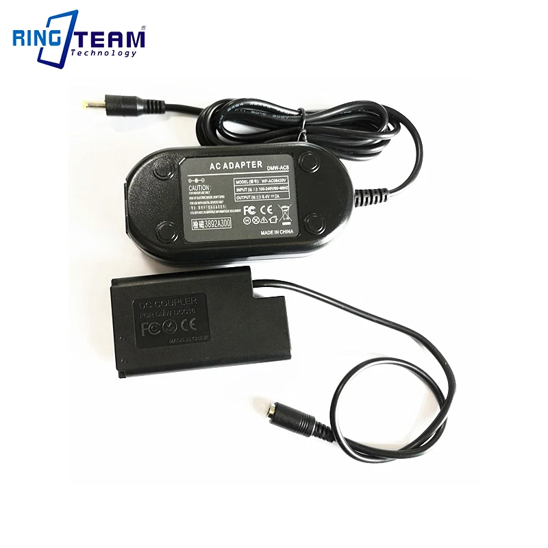 

DMW-AC8 AC Adapter Plus DCC16 DMW-BLJ31 Dummy Battery for Panasonic LUMIX S1 S1M S1R S1RM S1H Lumix S1 Series Digital Cameras