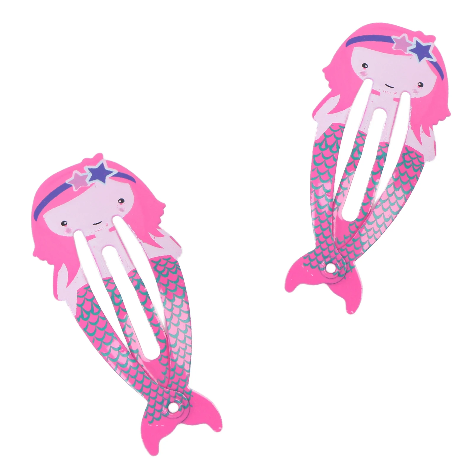 2 шт. милая заколка для волос девочек летняя повседневная одежда заколки розовая