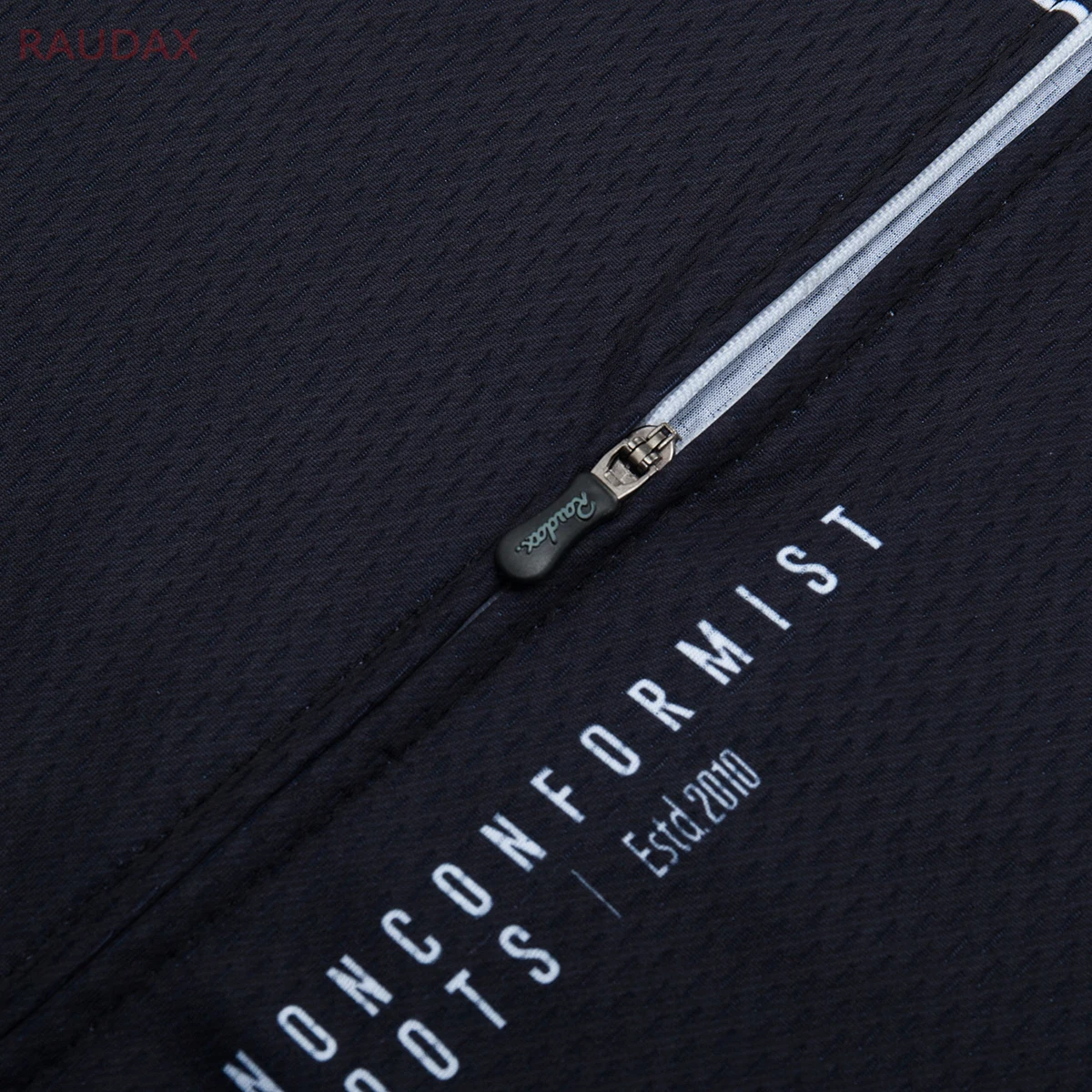 

2021 Summer Short Sleeves Bicycle Cycling Clothing Classic Black Men Ropa De Ciclismo Breathable Raudax Cycling Jerseys Set