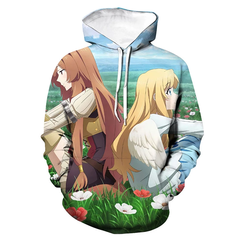 Толстовка унисекс с 3D-принтом восходящего героя щита Мужская и Женская толстовка