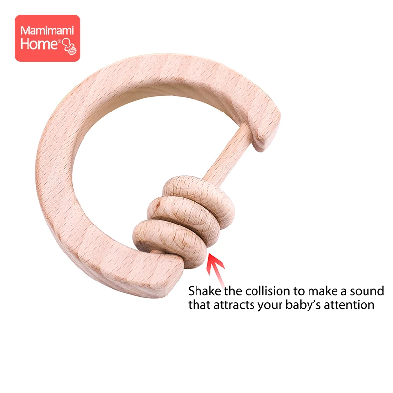 1 шт. детский деревянный Прорезыватель для зубов | Мать и ребенок