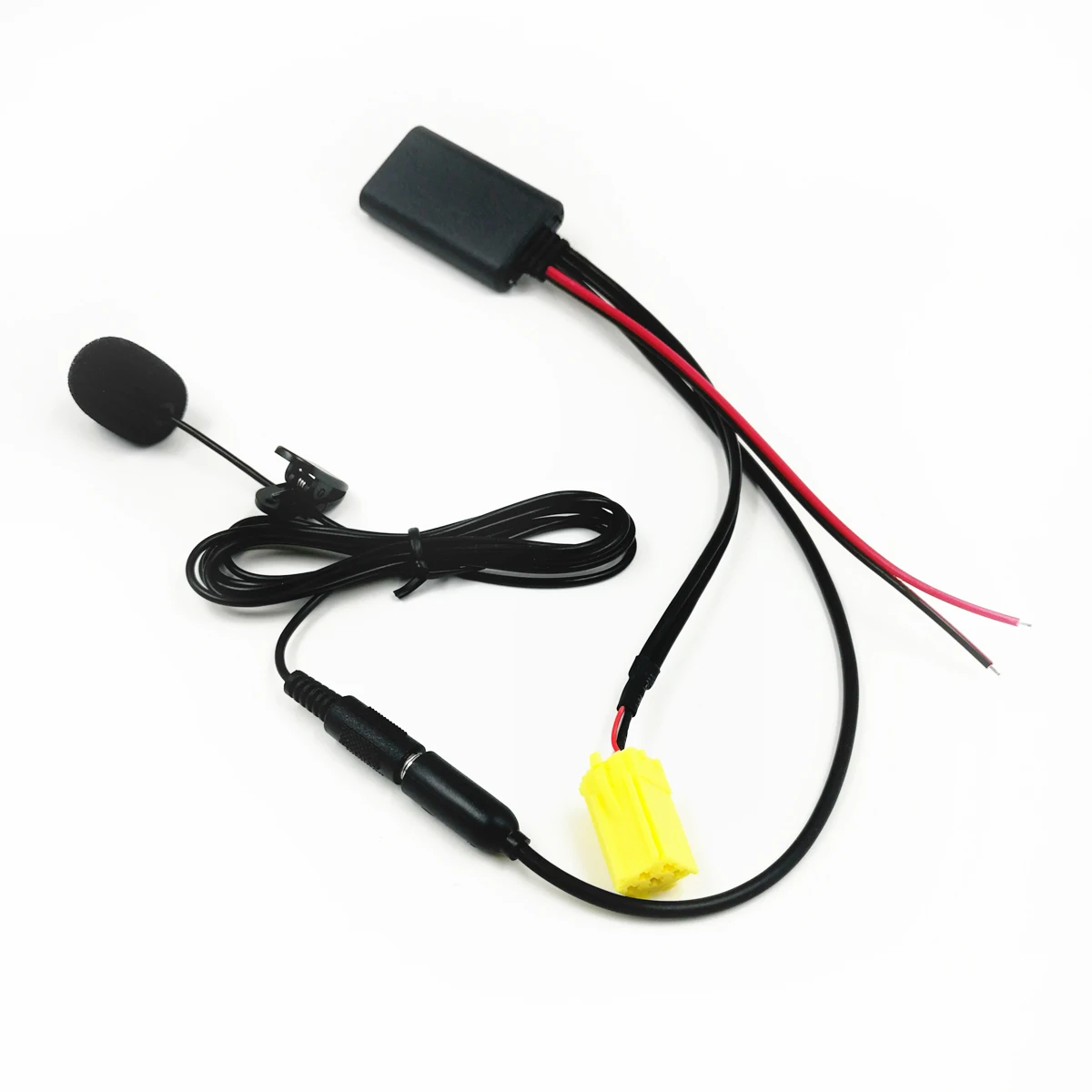 Biurlink Автомобильный Bluetooth 5 0 Aux адаптер аудио кабель мини ISO 6Pin гарнитура микрофон