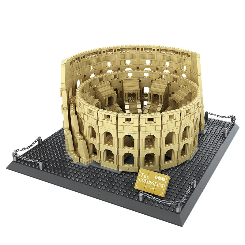 Lepining Ideas City series The Amphitheatrum Flavium Model Building Blocks set Classic architecture Colosseum Toys for kids | Игрушки и