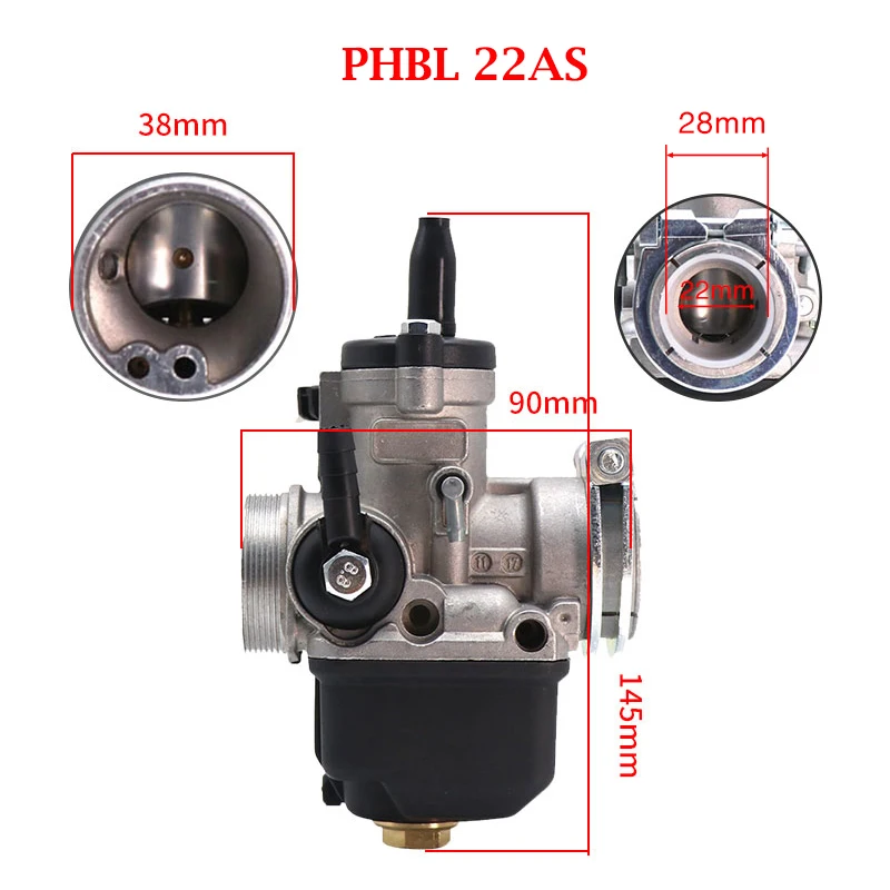 Карбюратор ZSDTRP Dellorto PHBL 20AS/22AS 2T(A) R2706/R2707 КАРБЮРАТОР как садовый с ручным воздухом |