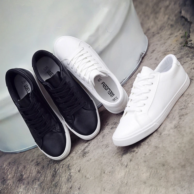 

2020 new summer women's white shoes low to help black PU flat shoes spring and autumn Korean version of wild casual shoes