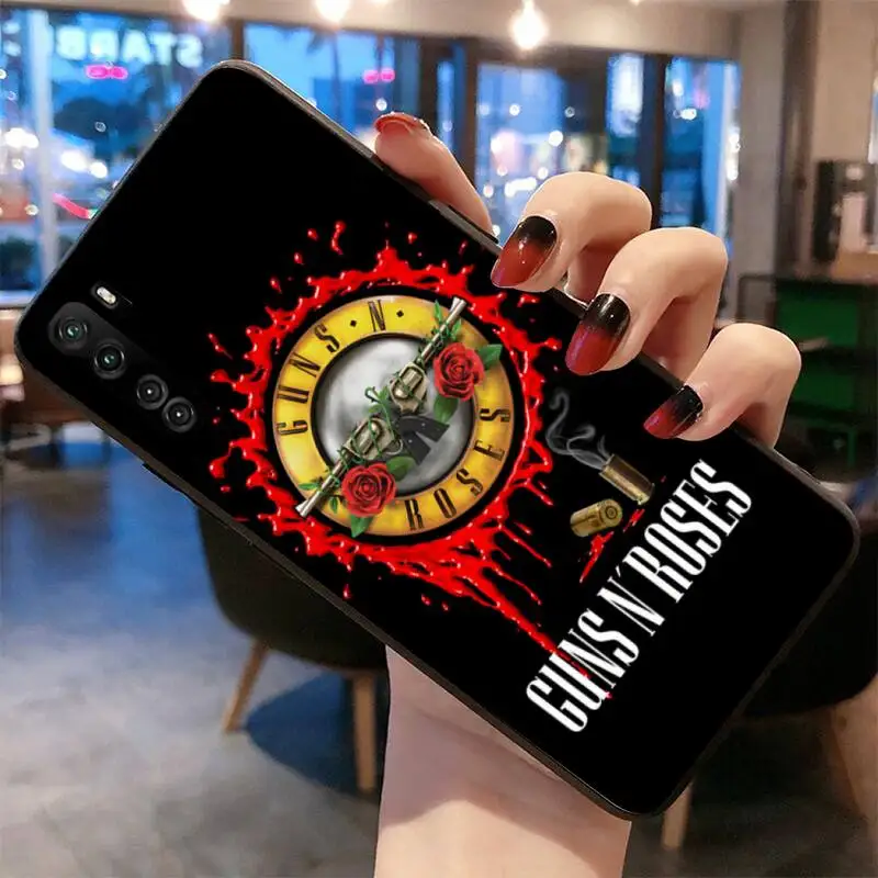 Чехол HUAGETOP Guns N Roses для мобильного телефона Huawei Nova 6se 7 7pro 7se honor 7A 8A 7C Prime2019 |