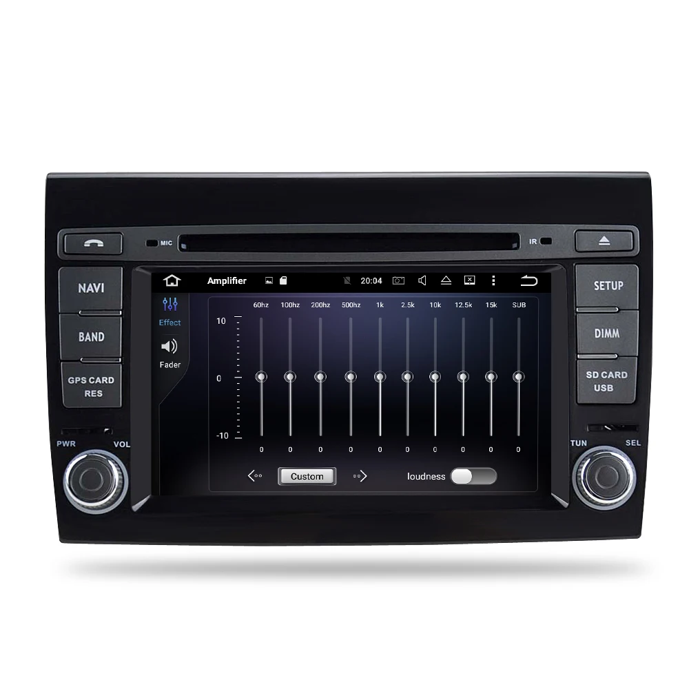 Android 10 0 автомобильный стерео DVD плеер GPS ГЛОНАСС мультимедиа для Fiat/Bravo 2007-2012 аудио