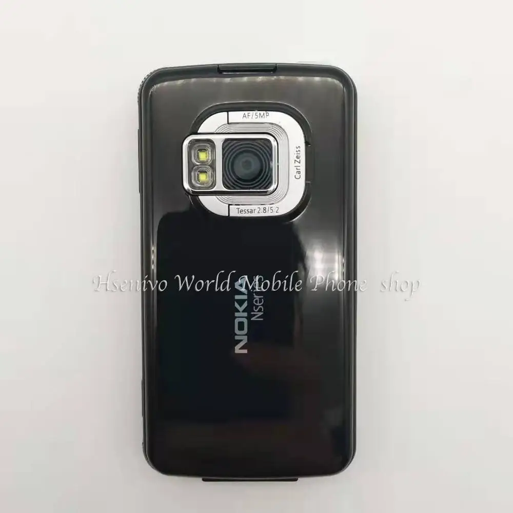 Восстановленный Nokia N96 оригинальный телефон GSM 3G 16 Гб Внутренняя память WIFI GPS 5 МП 1