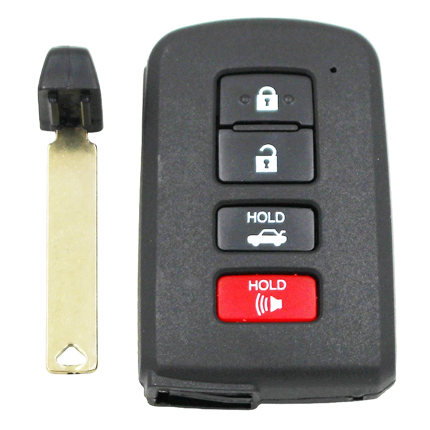 3 + 1 Кнопка смарт пульт дистанционного управления чехол Брелок 4 кнопки для Toyota