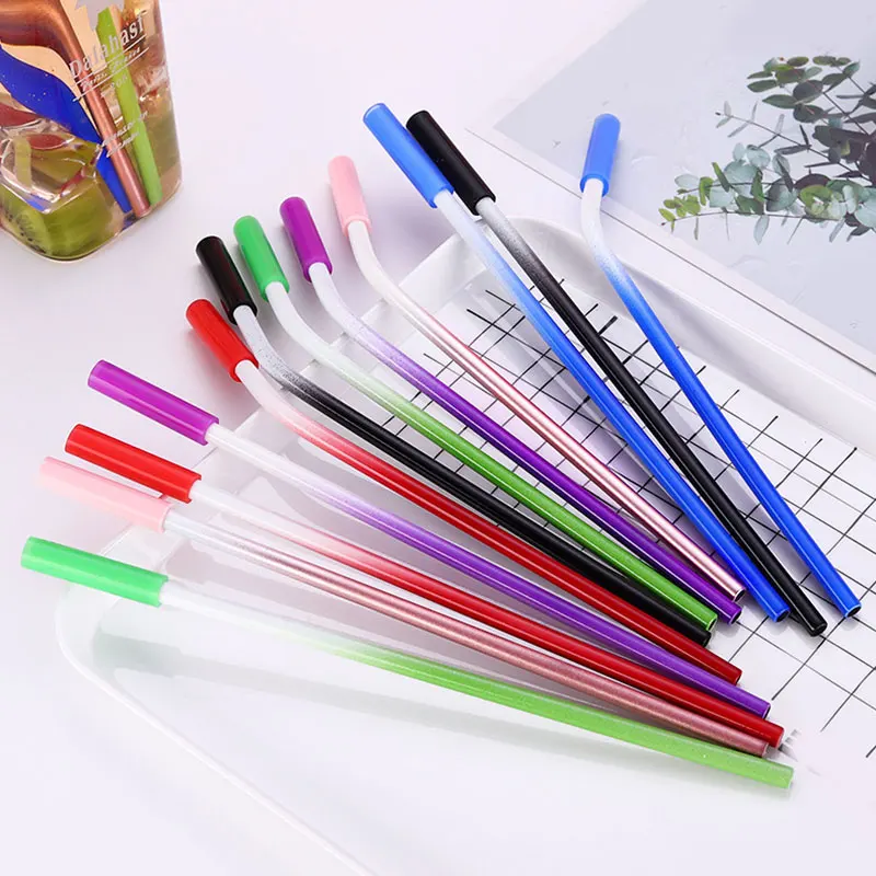 

Stainless Steel Beverage Straw Creative Stir Milk Tea Classic Useful Eco Friendly Reusable Colorful Party Metal Drinking Straw