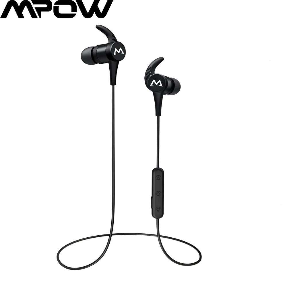 Mpow TOP магнитные IPX7 водонепроницаемые спортивные наушники HD стерео звук CVC 6 0