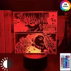 Аниме светильник светодиодный ночной Светильник для Украшения в спальню Ночная лампа vitage Dragon акриловые неоновый 3d лампа дропшиппинг на день рождения, Рождество