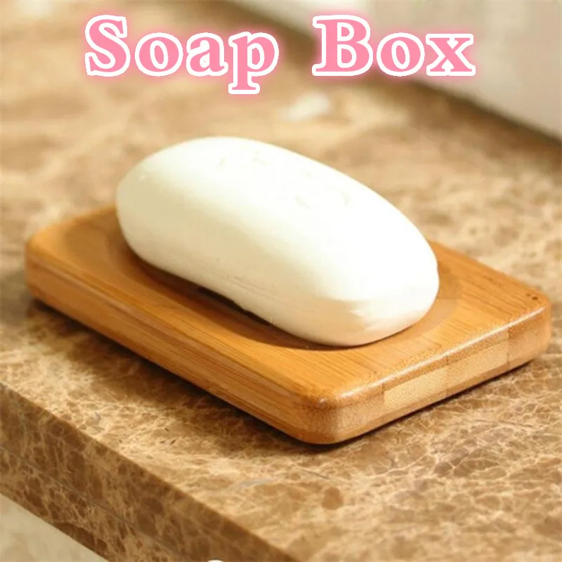Деревянная натуральная бамбуковая мыльница для хранения мыльницы тарелка