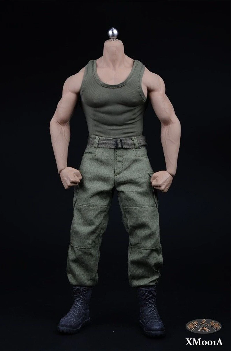 1:6 шкала мужской фигуры Военная грудь мускулистое тело, похожее на TTM19 для X-man Росомаха, Логан 1" фигурка игрушки - Цвет: Cloth set A for M43