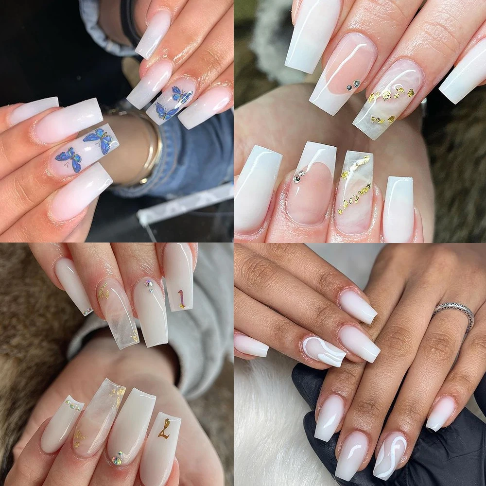 KODIES Молочно-белый Гель-лак 2-в-1 Структура На Резиновой Основе Экологичный